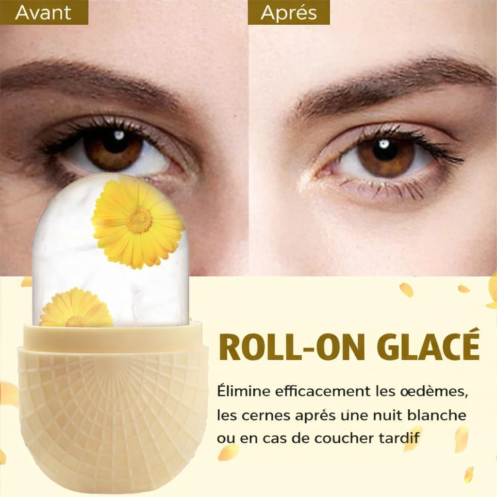 roller glacé pour le visage _ soin beauté rafraichissant
